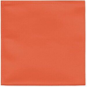 Jacob Alexander Men's Orange Polyester Pocket Square